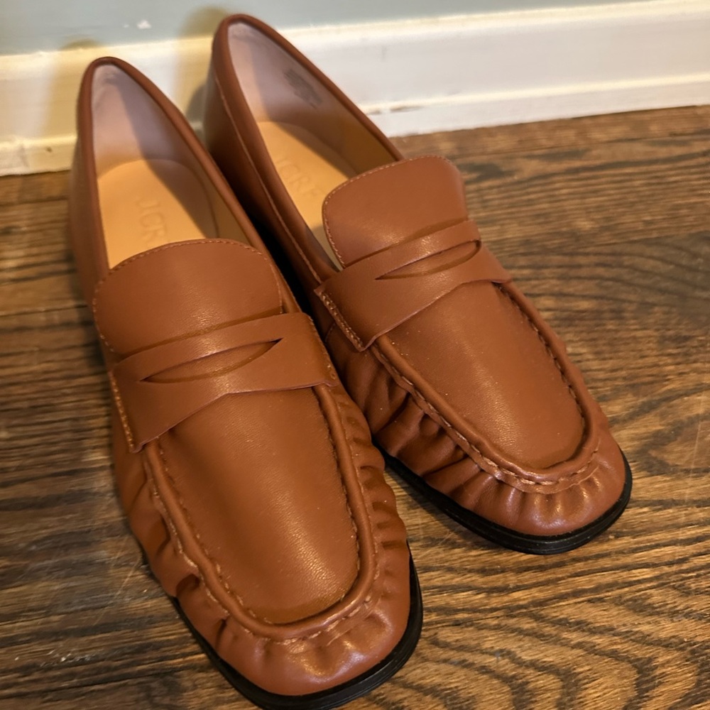 J. Crew Brown Leather Loafers
